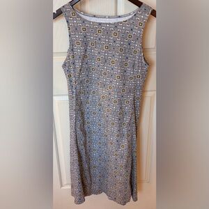 Beyond Threads Cotton Print Tank Dress, Medium. Sustainable Fashion Made in Peru